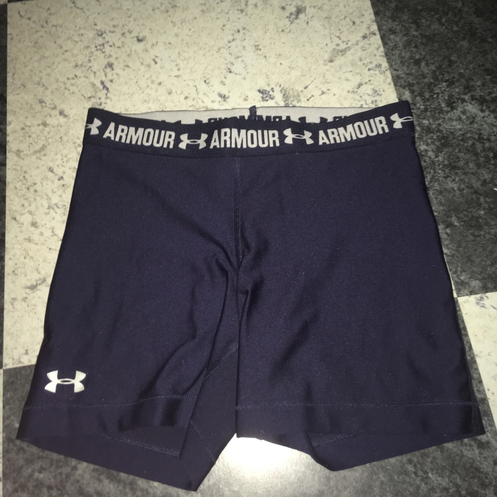Navy Blue, Under Armour Spandex, Medium